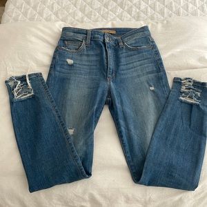 Joes Jeans high rise skinny ankle jeans